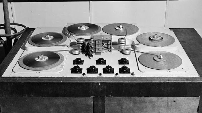 Magnétophone tri pistes, Laszlo Ruszka, 1962, INA grm